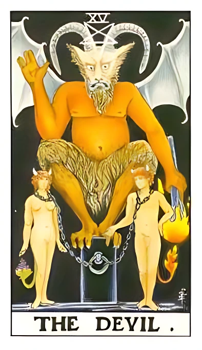 The Devil card major arcana