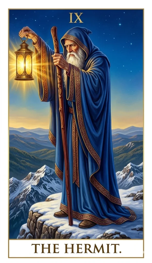 The Hermit major arcana
