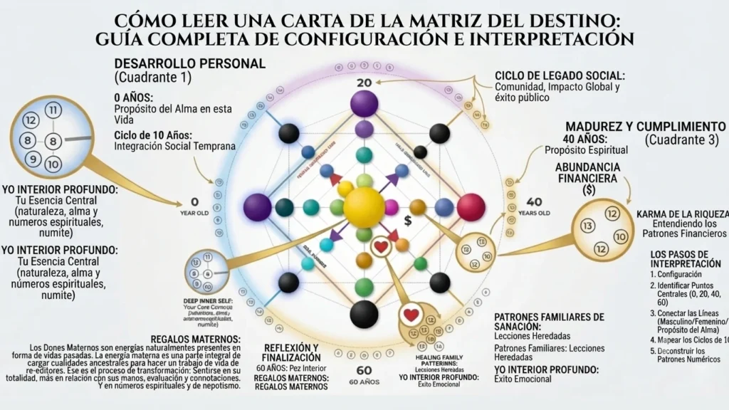 Cómo Leer un Destino Matriz Gráfico paso a Paso 1 Cómo leer una Matriz del Destino Cha