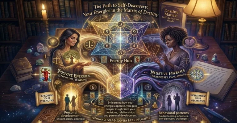 Matrix of Destiny Positive and Negative Energies.